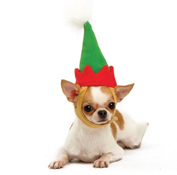 Product Image and Link for Christmas Elf Dog Hat, Medium