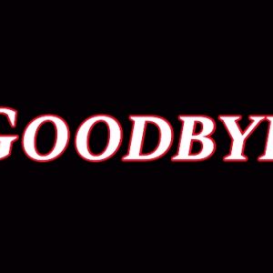 Product Image and Link for Red and Blue Static to White and Black Goodbye closing