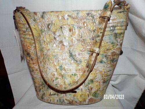 Brahmin Quinn Poppy Seed Melbourne Leather Shoulder Bag Dust Bag New w/Tags  - California Shop Small