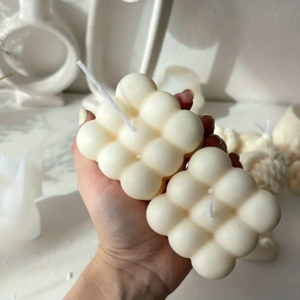 Product Image and Link for 3D Bubble Cube Candles