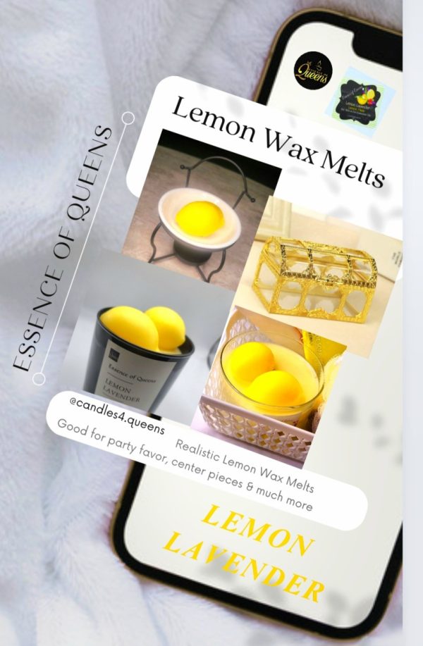 Product Image and Link for LEMON LAVENDER Realistic Wax Melts