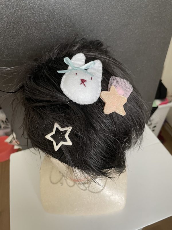 Product Image and Link for Made to Order Bunny Hair Clips