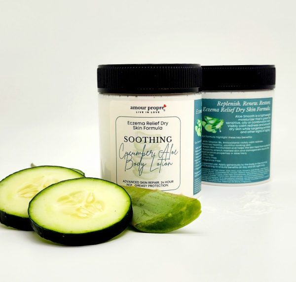 Soothing Cucumber Aloe Body Lotion Eczema Care California Shop Small