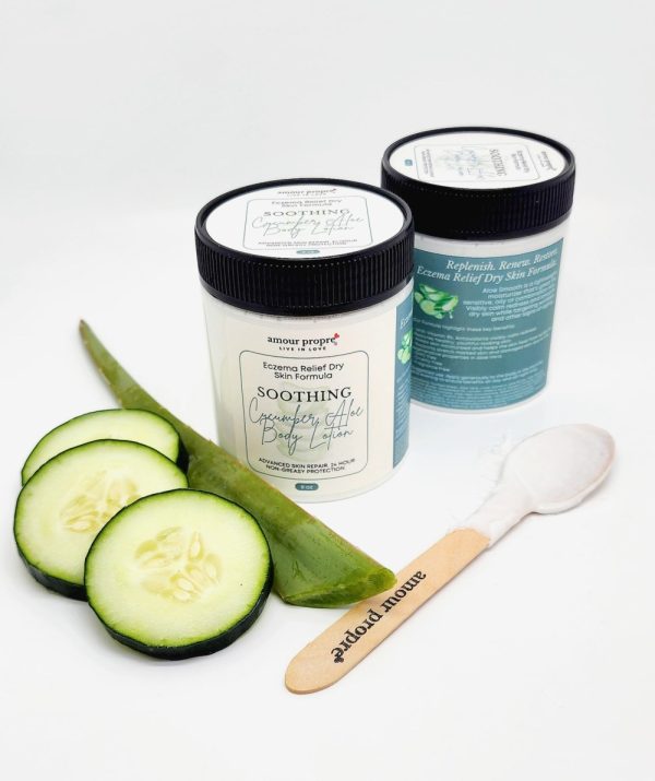 Soothing Cucumber Aloe Body Lotion Eczema Care California Shop Small