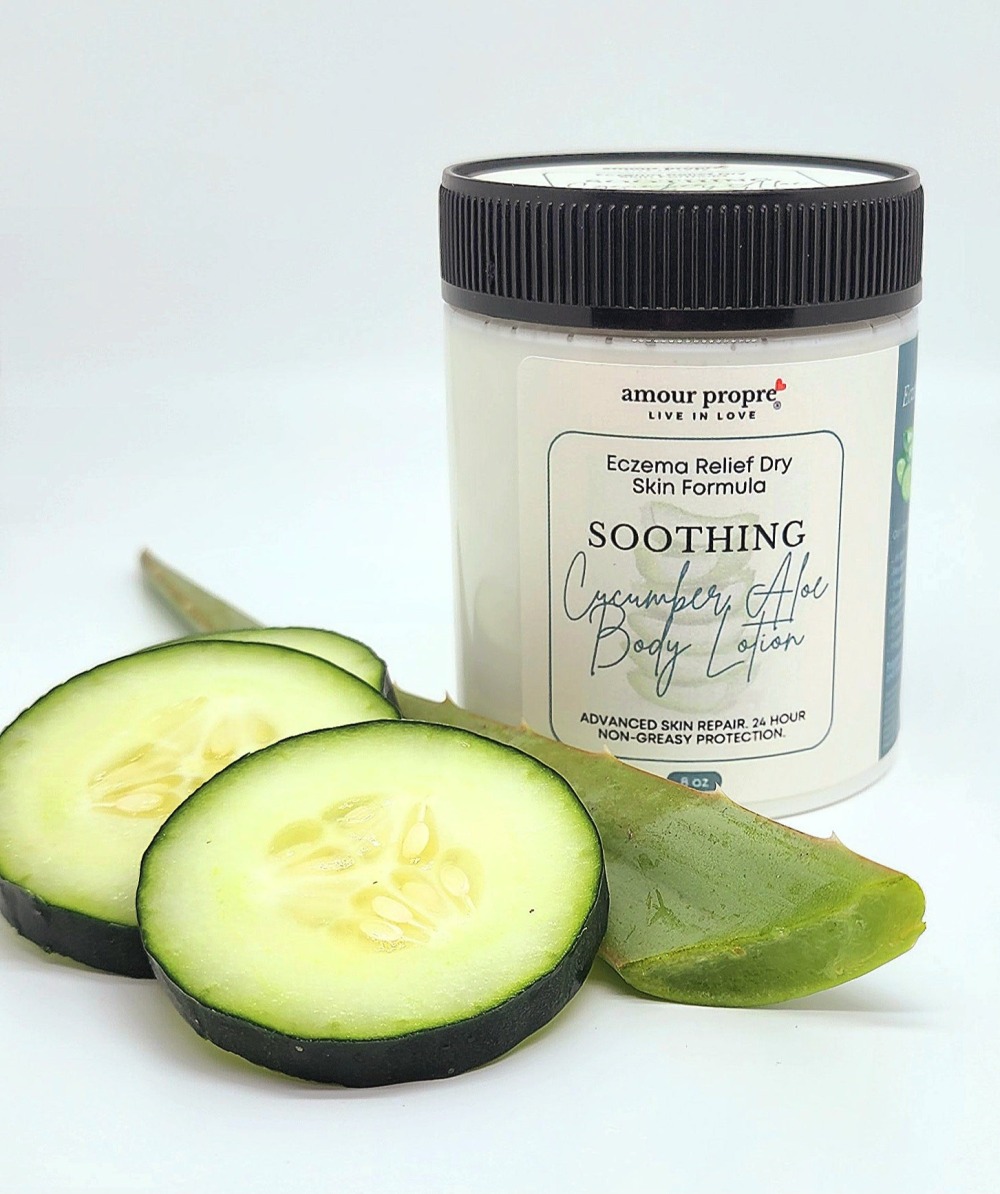 Soothing Cucumber Aloe Body Lotion Eczema Care California Shop Small