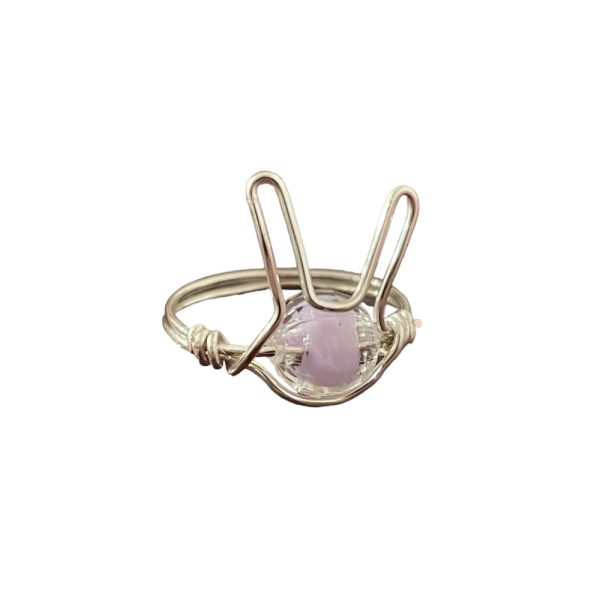 Product Image and Link for Wire Wrapped Bunny Best Friend Rings