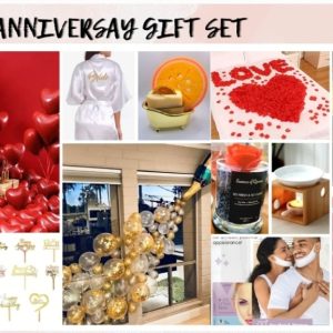 Product Image and Link for Happy Anniversary Candle Gift Set