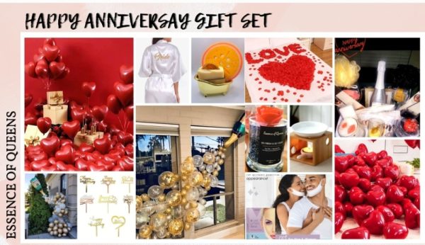 Product Image and Link for Happy Anniversary Candle Gift Set