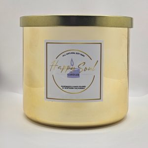 Product Image and Link for Luxury Gold 3-Wick Vessel- Cranberry Bubbly (16 oz)