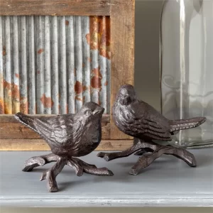Product Image and Link for Iron Perched Birds, 2 Assorted Styles