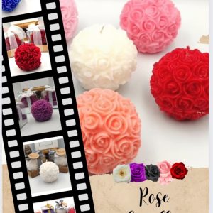 Product Image and Link for Bouquet of Roses Candle