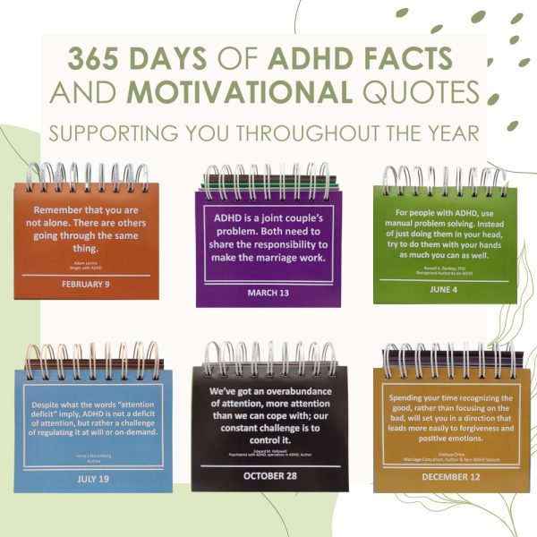 Product Image and Link for Perpetual Daily Desktop Calendar for Non-ADHD Spouses and Partners