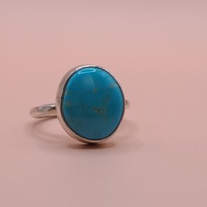 Product Image and Link for Royston Turquoise & Silver ring