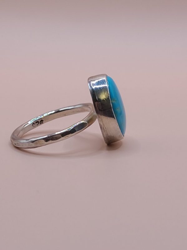 Product Image and Link for Royston Turquoise & Silver ring