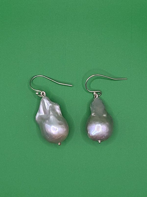 Product Image and Link for Freshwater Baroque Pearl Earrings