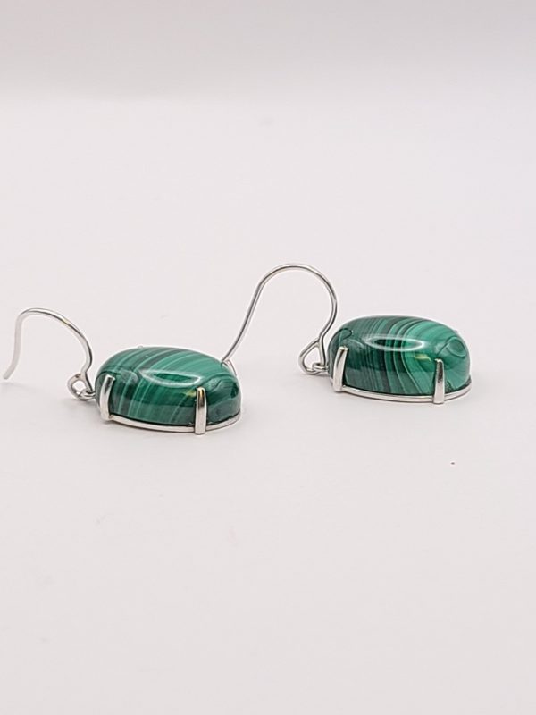 Product Image and Link for Malachite dangle earrings