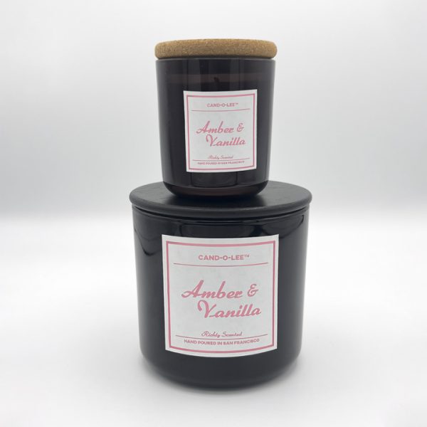 Product Image and Link for Amber & Vanilla Scented Candle – A Spellbinding Creation