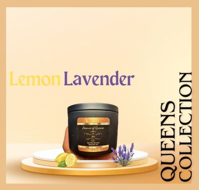 Queens Candle Lemon Lavender California Shop Small