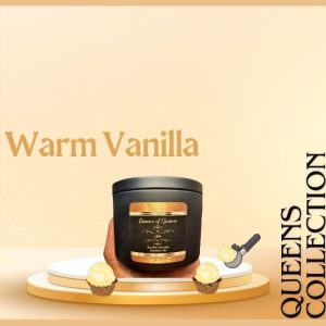 Product Image and Link for Queens Candle Warm Vanilla