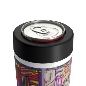 Product Image and Link for Can Holder 12oz:  “Psychedelic Calendar(tm)” – Vibrant/Seeped – No Text