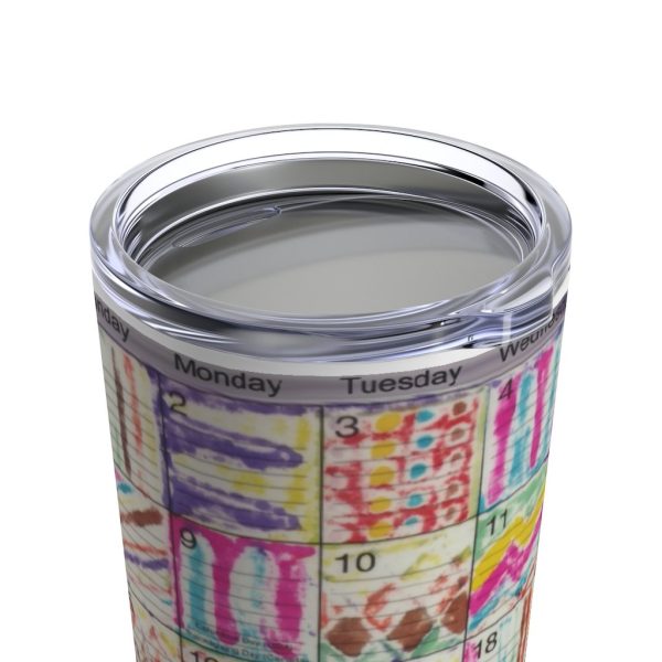 Product Image and Link for Tumbler 20oz:  “Psychedelic Calendar(tm)” – Seeped – No Text