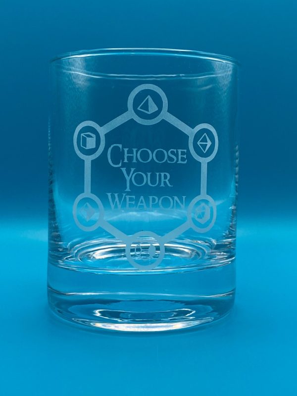 Product Image and Link for DND Drinkware – Choose Your Weapon (Dice)