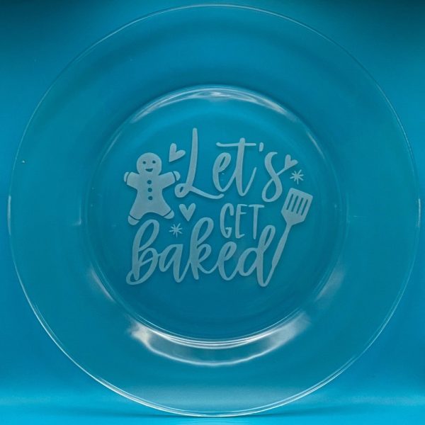 Product Image and Link for Holiday Plate, 10.5″ – Let’s Get Baked