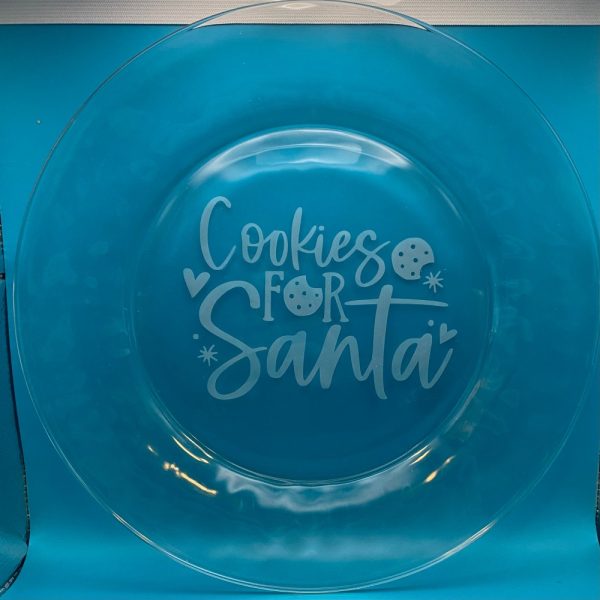 Product Image and Link for Holiday Plate, 10.5″ – Cookies For Santa