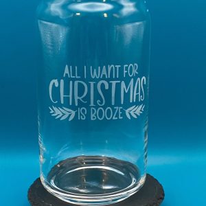 Product Image and Link for Holiday Drinkware – All I Want for Christmas is Booze