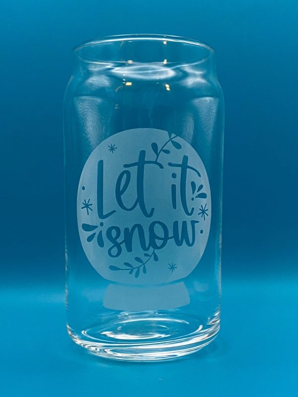 Product Image and Link for Holiday Drinkware – Let It Snow Snowglobe
