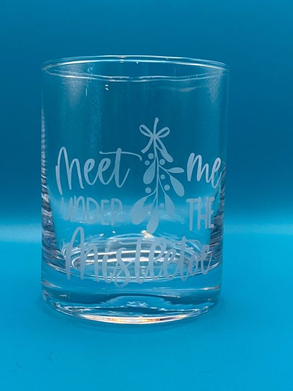 Product Image and Link for Holiday Drinkware – Meet Me Under the Mistletoe