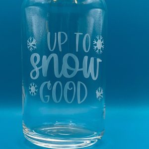 Product Image and Link for Holiday Drinkware – Up to Snow Good