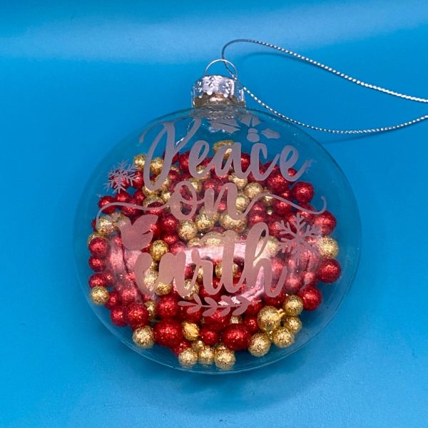 Product Image and Link for Christmas Ornament – 3″ Peace on Earth