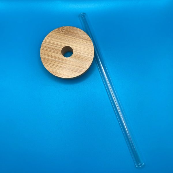 Product Image and Link for Bamboo Lid & Glass Straw