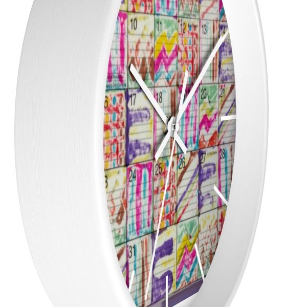 Product Image and Link for Wall Clock:  Psychedelic Calendar(tm) – Spring