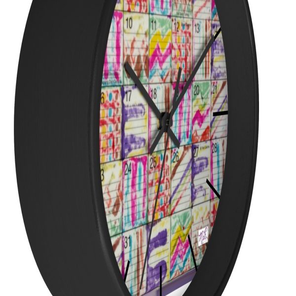 Product Image and Link for Wall Clock:  Psychedelic Calendar(tm) – Spring