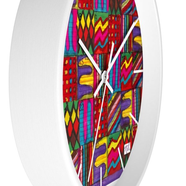 Product Image and Link for Wall clock:  Psychedelic Calendar(tm) – Vibrant