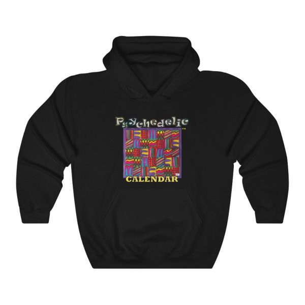 Product Image and Link for Unisex Heavy Blend™ Hooded Sweatshirt: “Psychedelic Calendar(tm)”