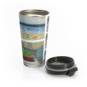 Product Image and Link for Stainless Steel Travel Mug:  “Alcohol Oh Yea(tm)”