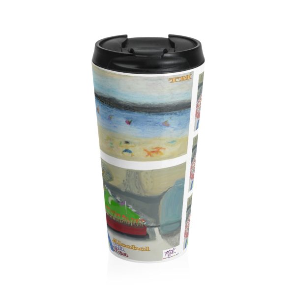 Product Image and Link for Stainless Steel Travel Mug:  “Alcohol Oh Yea(tm)”