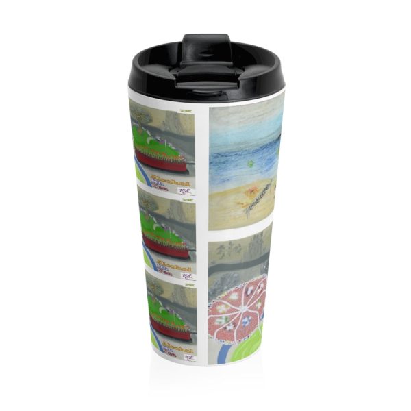 Product Image and Link for Stainless Steel Travel Mug:  “Alcohol Oh Yea(tm)”