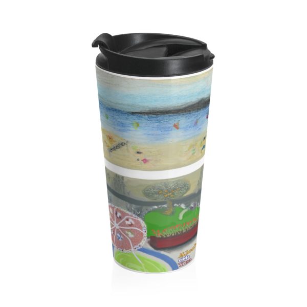 Product Image and Link for Stainless Steel Travel Mug:  “Alcohol Oh Yea(tm)”