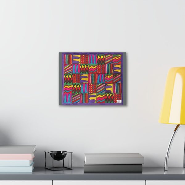 Product Image and Link for Canvas Gallery Wraps:  “Psychedelic Calendar(tm)” – Vibrant – Gray Sides