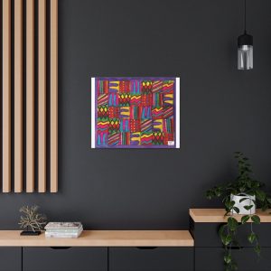Product Image and Link for Canvas Gallery Wraps:  “Psychedelic Calendar(tm)” – Vibrant – White Sides