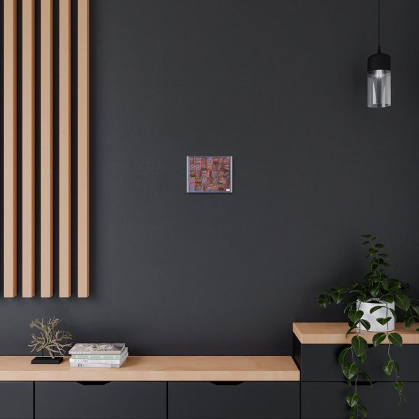 Product Image and Link for Canvas Gallery Wraps:  “Psychedelic Calendar(tm)” – Muted – Light Gray Borders