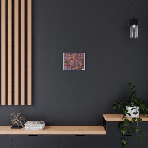 Product Image and Link for Canvas Gallery Wraps:  “Psychedelic Calendar(tm)” – Muted – Light Gray Borders