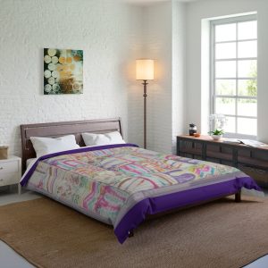 Product Image and Link for Comforter: “Psychedelic Calendar(tm)” – Seeped – Four Sizes – Purple