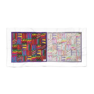 Product Image and Link for Beach Towel:  “Psychedelic Calendar(tm)” – Vibrant and Seeped