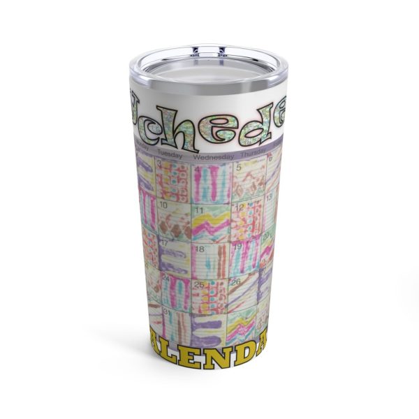 Product Image and Link for Tumbler 20oz:  “Psychedelic Calendar(tm)” – Seeped