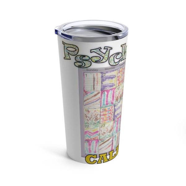 Product Image and Link for Tumbler 20oz:  “Psychedelic Calendar(tm)” – Seeped